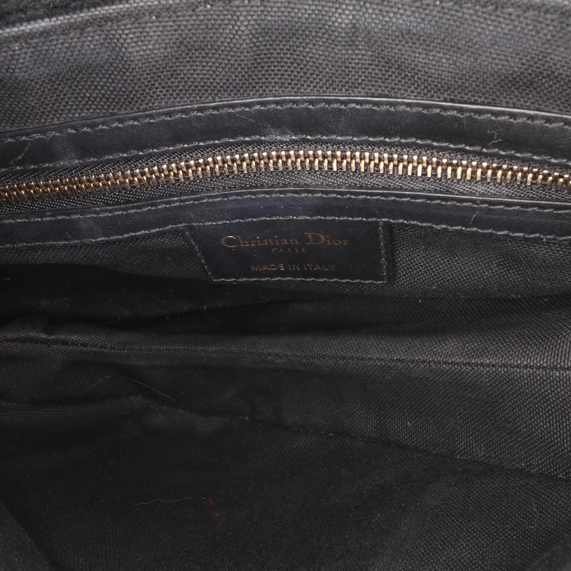 Dior Oblique Canvas Saddle Bag