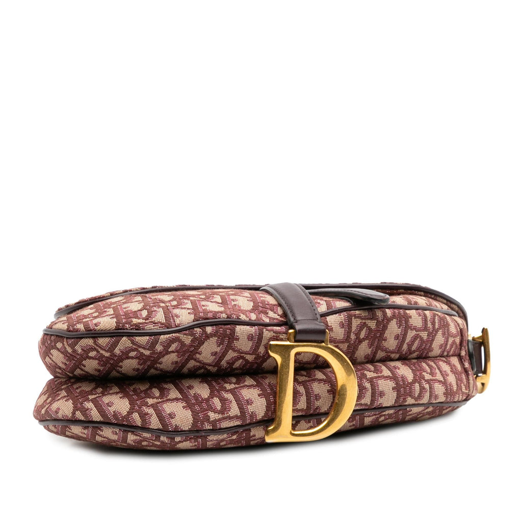 Dior Oblique Canvas Saddle Bag