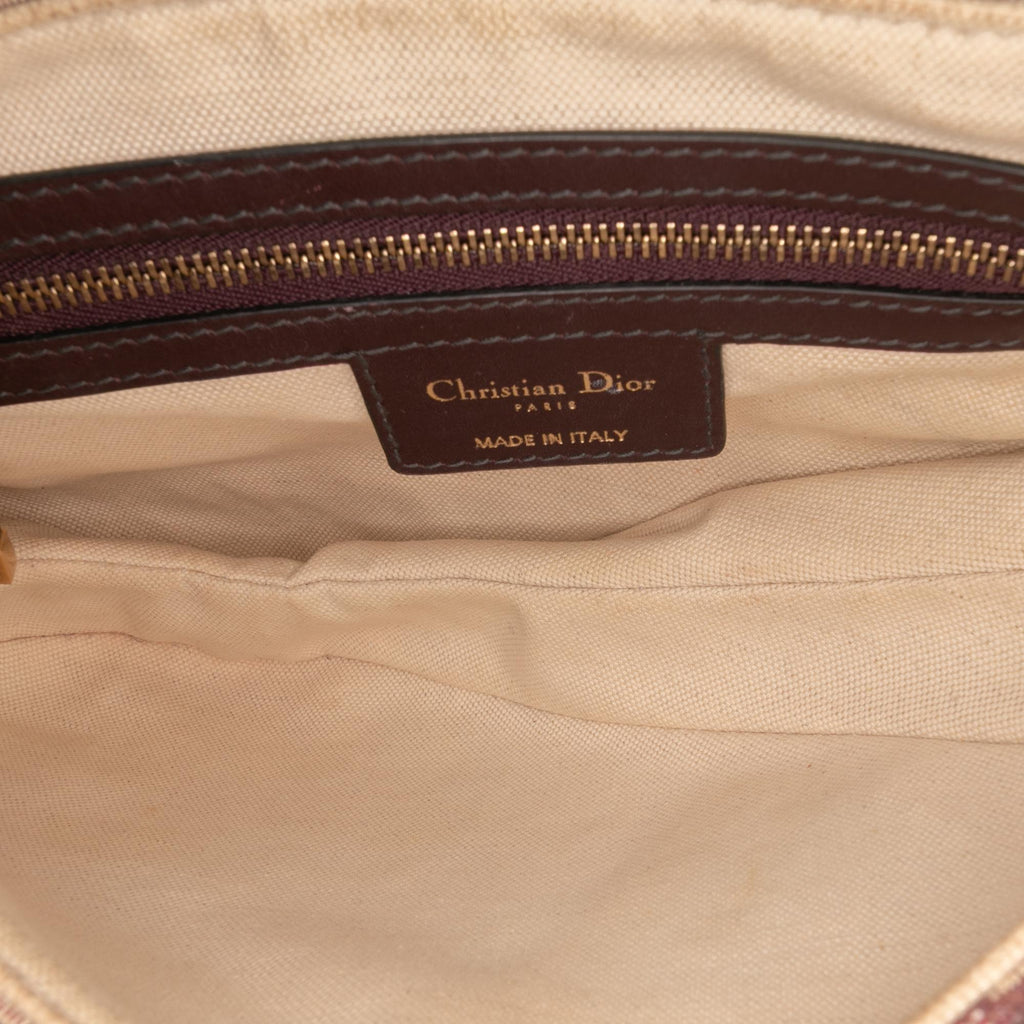 Dior Oblique Canvas Saddle Bag