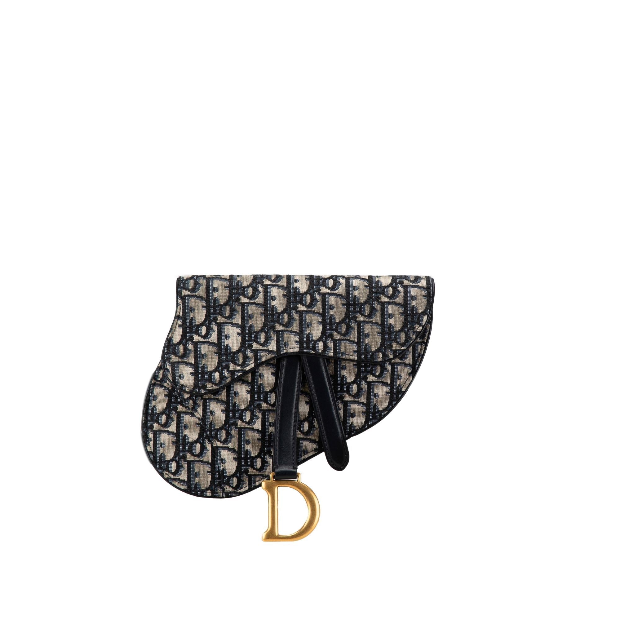 Dior Oblique Canvas Saddle Belt Bag