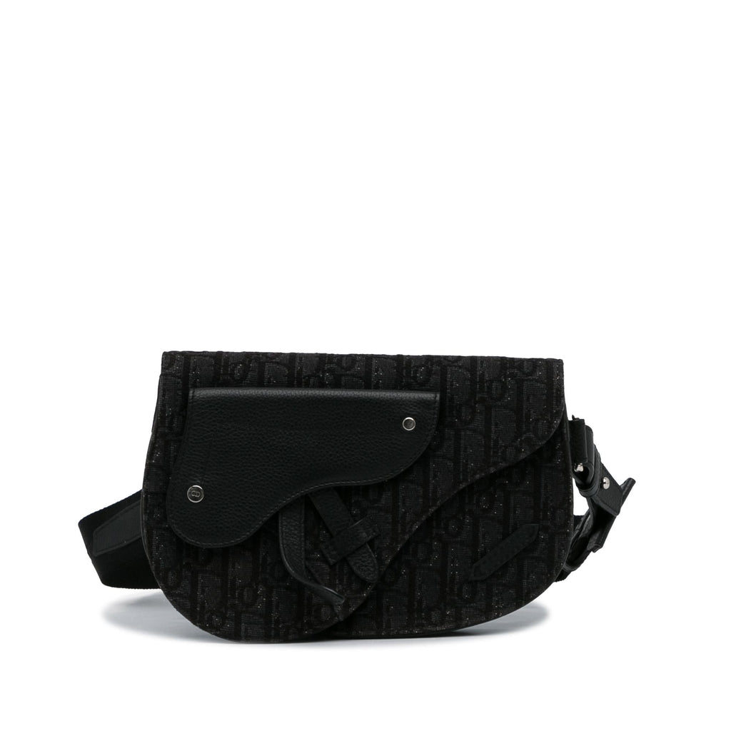 Dior Oblique Canvas Saddle Messenger Bag