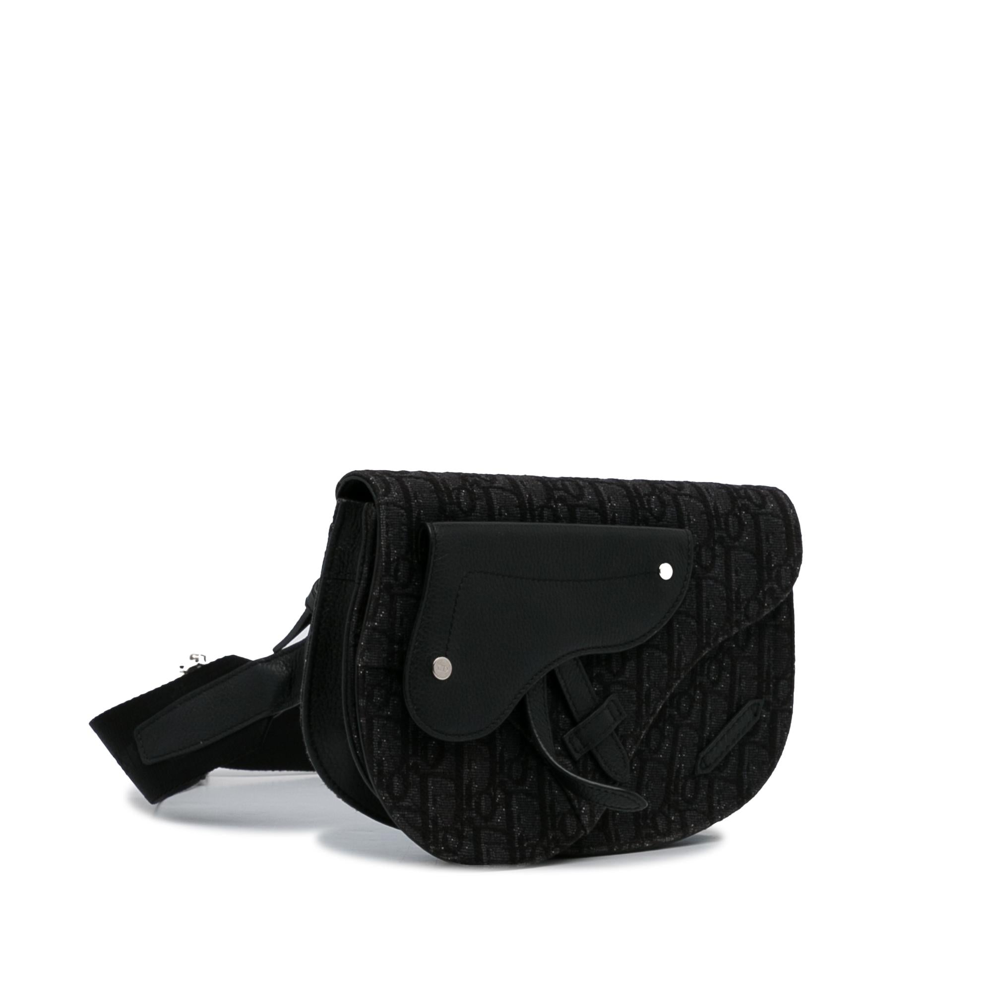 Dior Oblique Canvas Saddle Messenger Bag