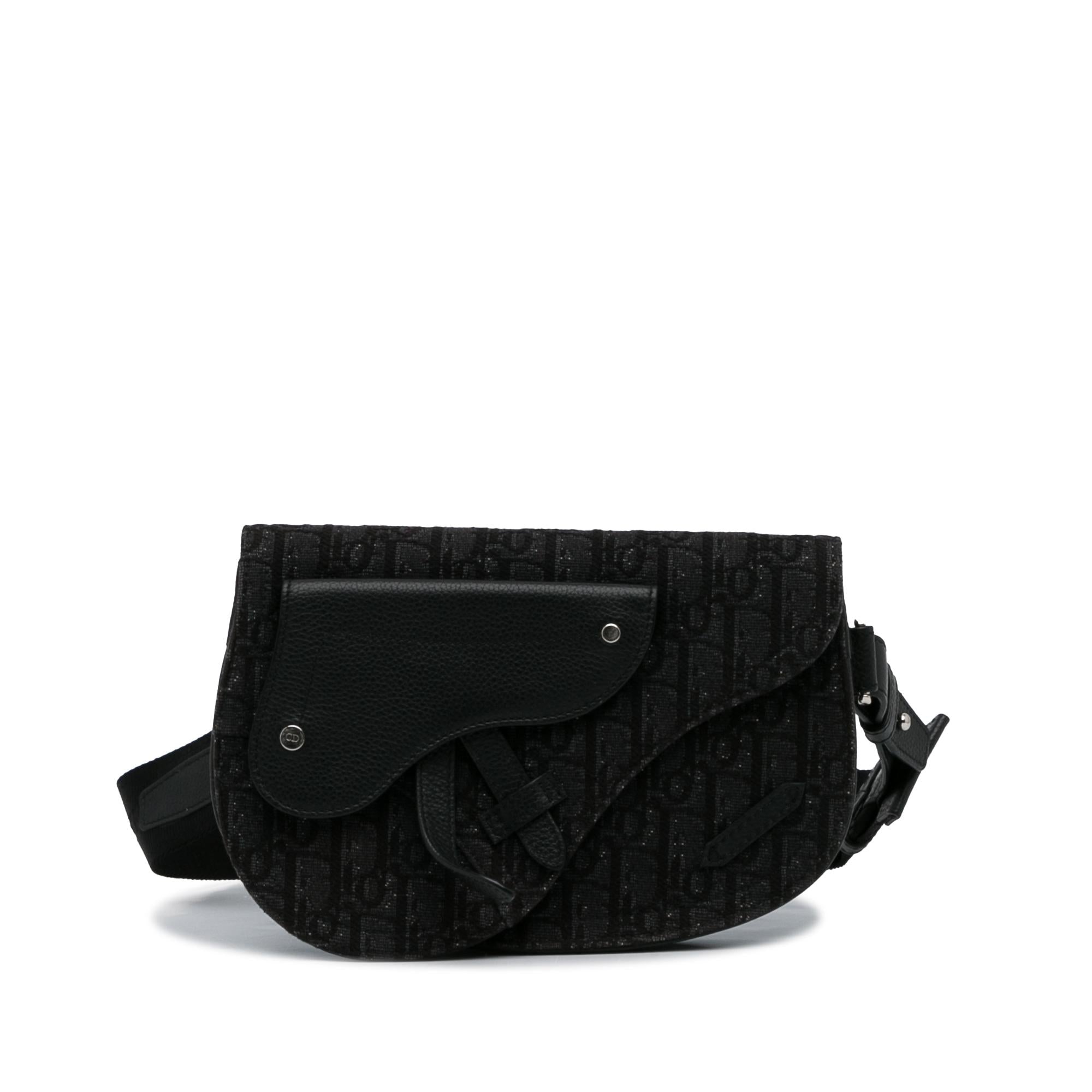 Dior Oblique Canvas Saddle Messenger Bag
