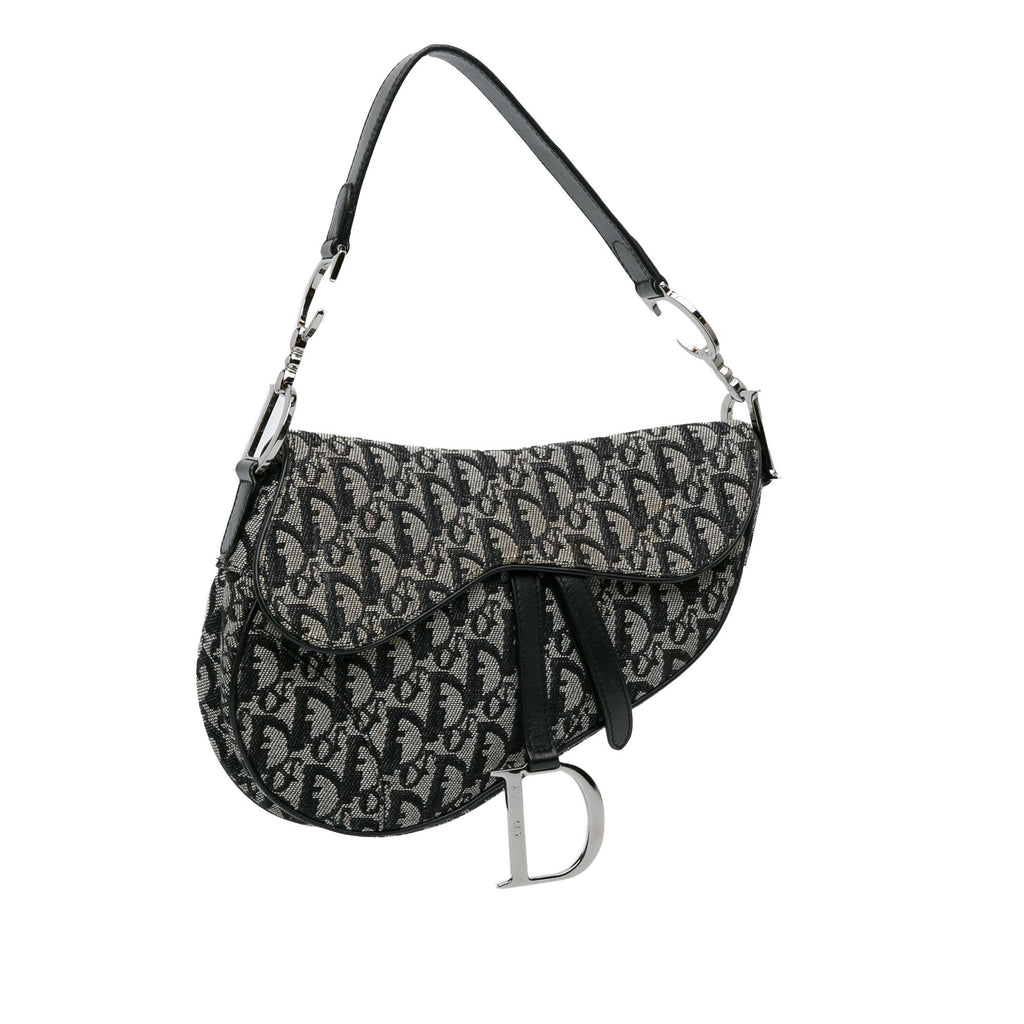 Dior Oblique Canvas Saddle (SHG-4Ylzsd)