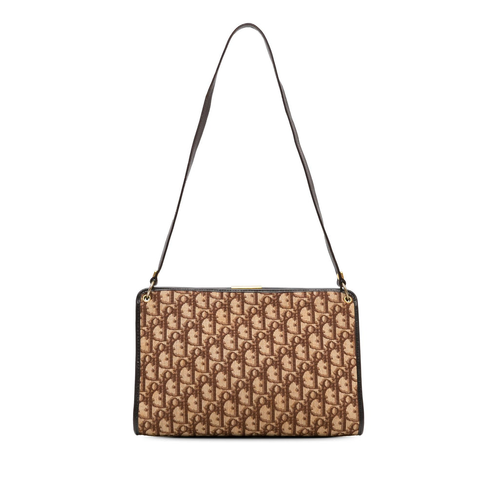 Dior Oblique Canvas Shoulder Bag (SHG-0lIRMJ)