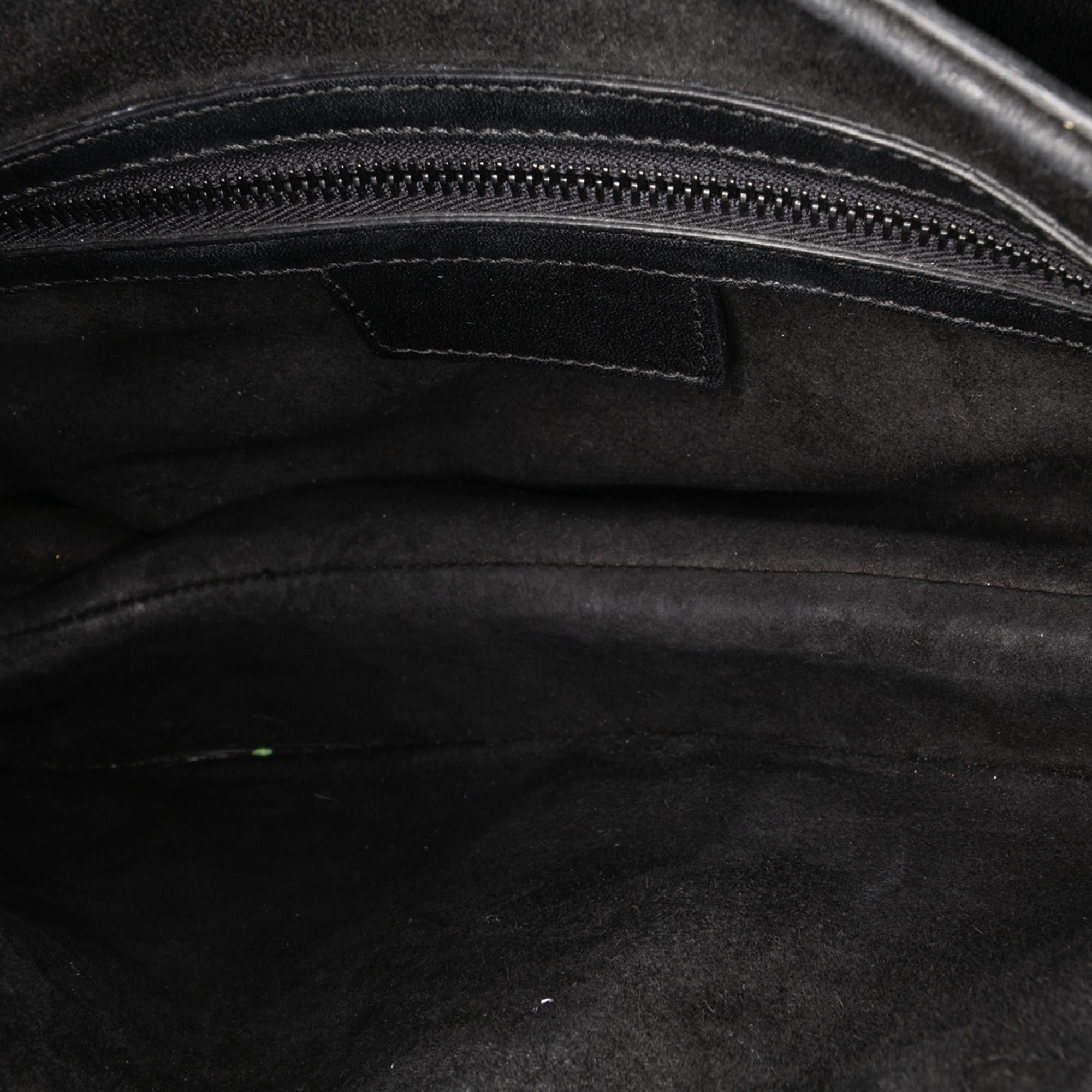 Dior Oblique Embossed Calfskin Saddle Bag
