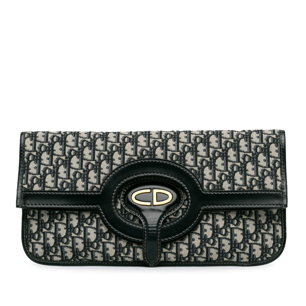Dior Oblique Fold Over Clutch (SHG-DUlOna)