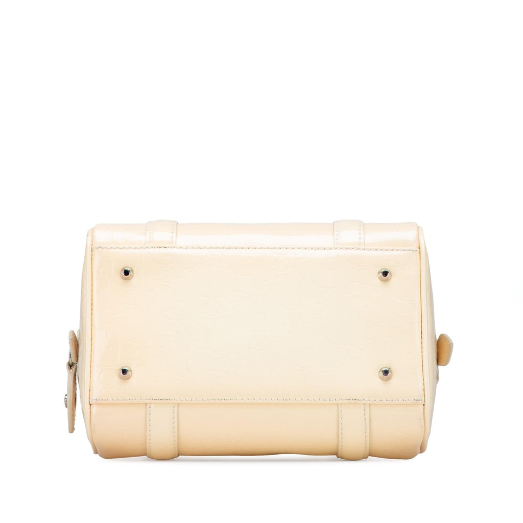 Dior Oblique Patent Boston Bag