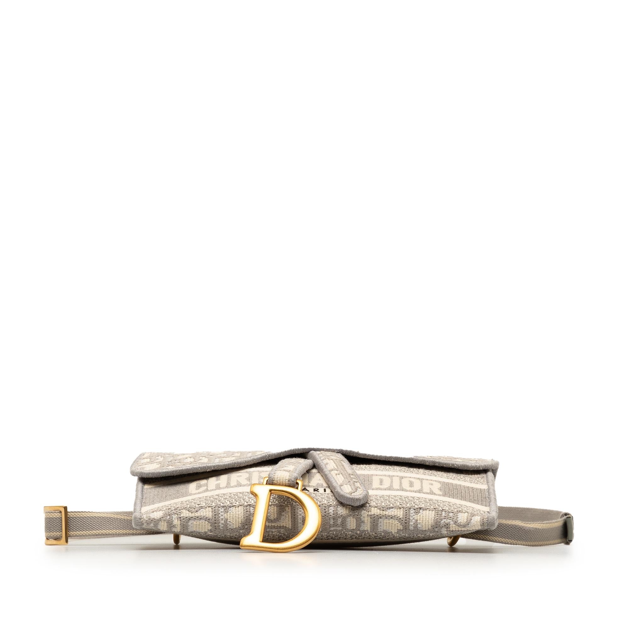 Dior Oblique Saddle Slim Belt Pouch (SHG-XFaEWA)