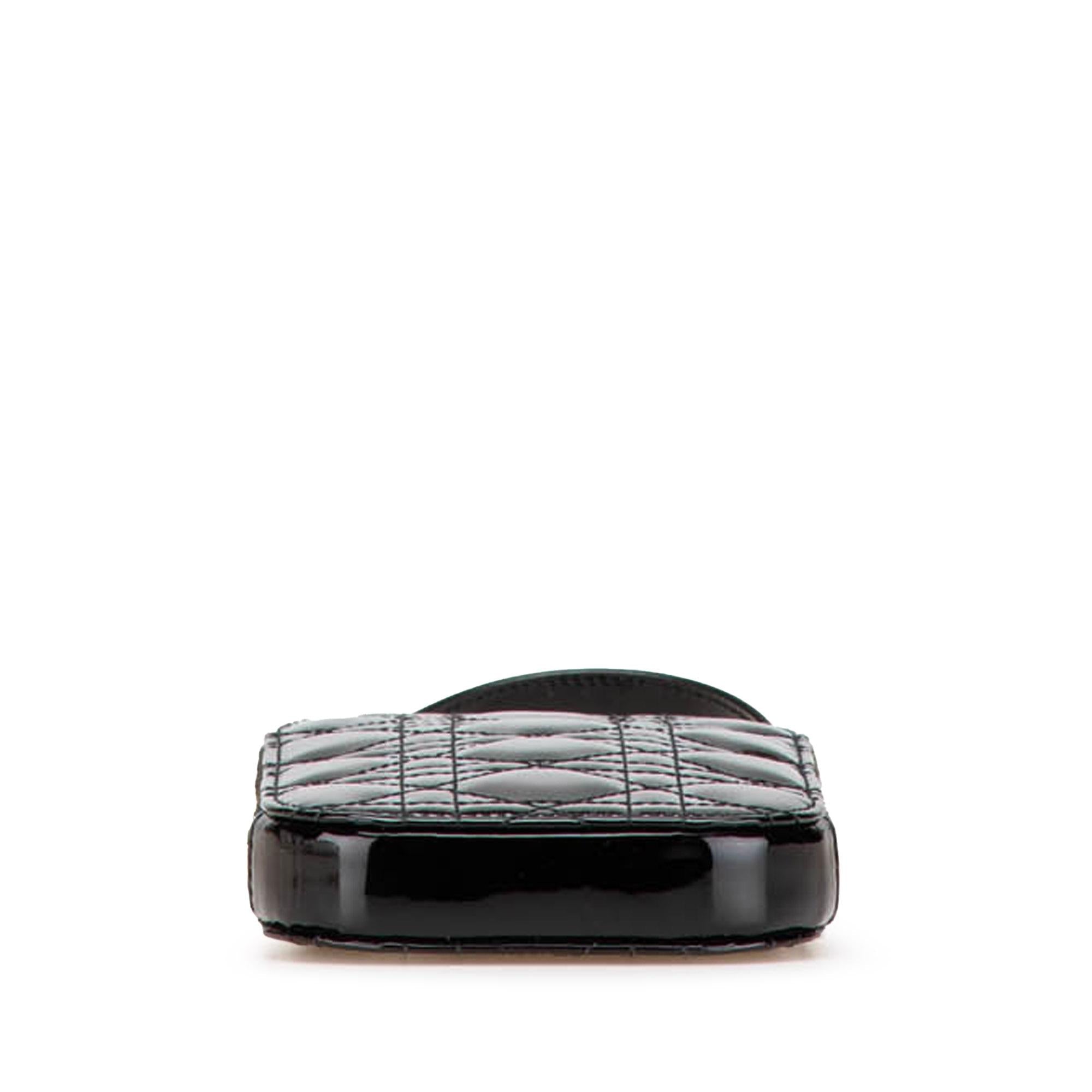 Dior Patent Cannage Lady Dior Call'in Phone Holder