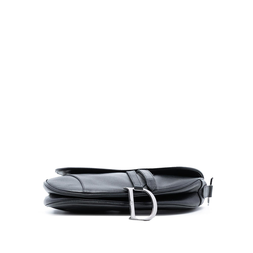 Dior Shiny Goatskin Saddle Bag