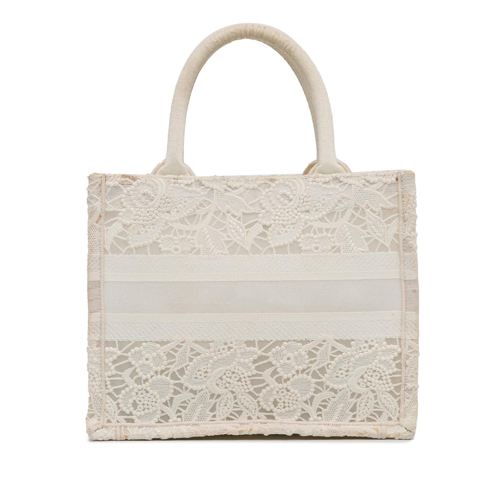 Dior Small D-Lace Embroidery Book Tote