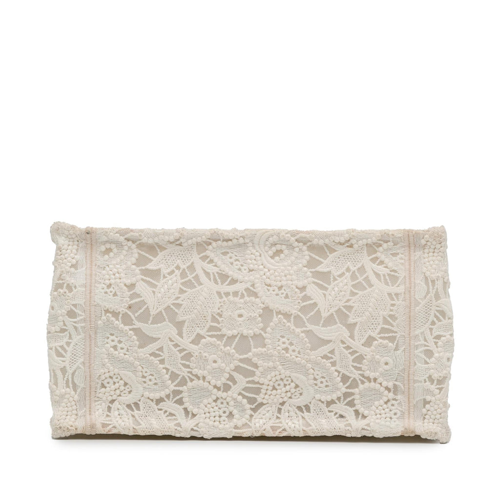 Dior Small D-Lace Embroidery Book Tote