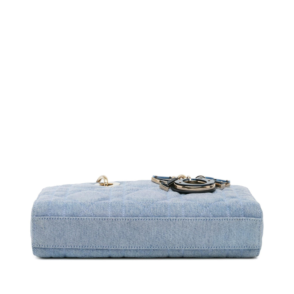 Dior Small Denim Macrocannage Lady D Joy