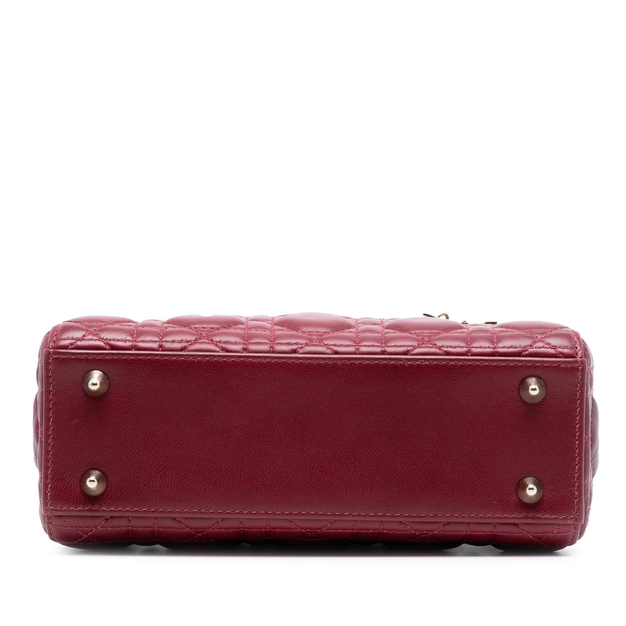 Dior Small Gradient Lambskin Cannage Lady Dior