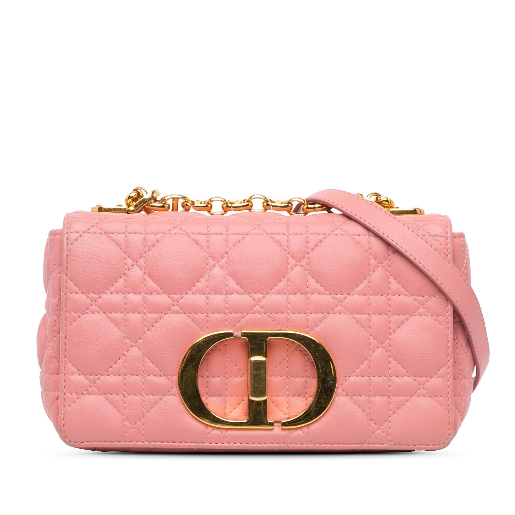 Dior Small Grained Calfskin Cannage Caro Bag
