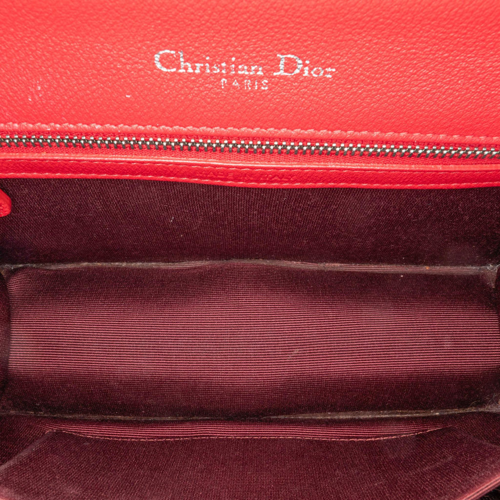 Dior Small Grained Leather Diorama Flap
