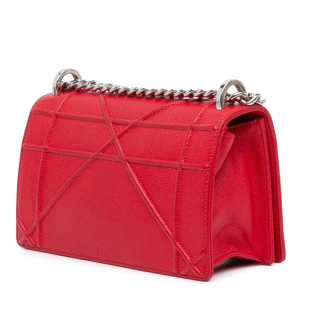 Dior Small Grained Leather Diorama Flap