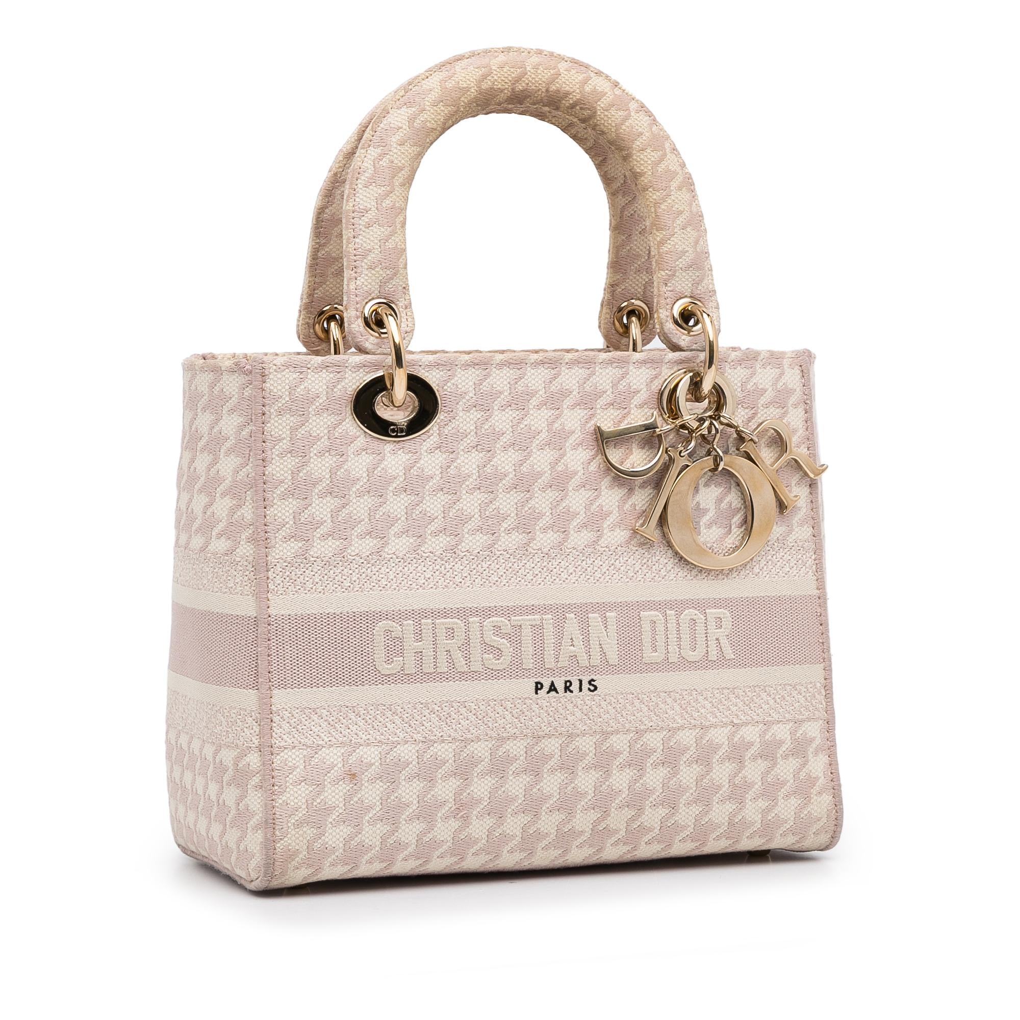 Dior Small Houndstooth Lady D-Lite