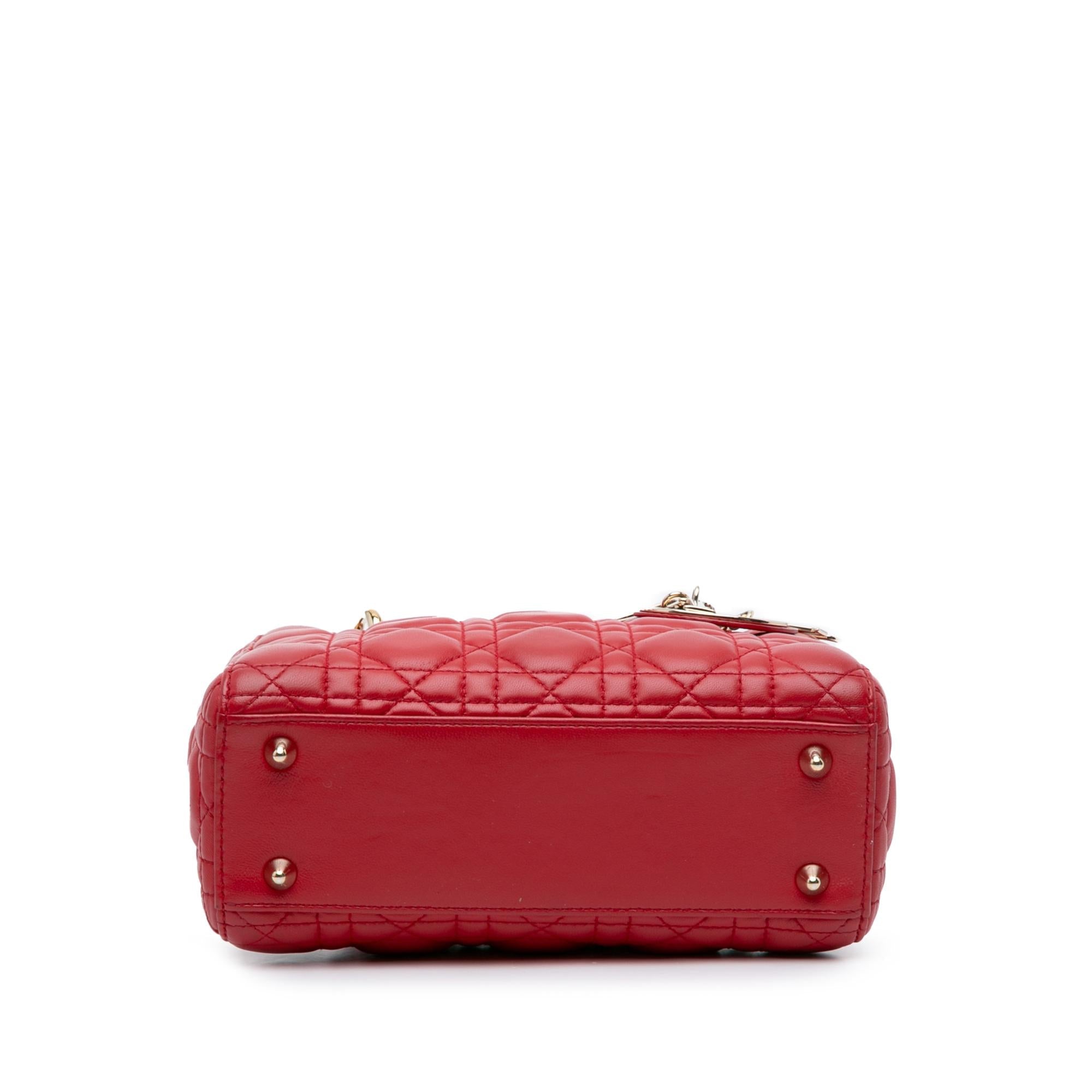 Dior Small Lambskin Cannage My ABCDior Lady Dior (SHG-OY8WXX)