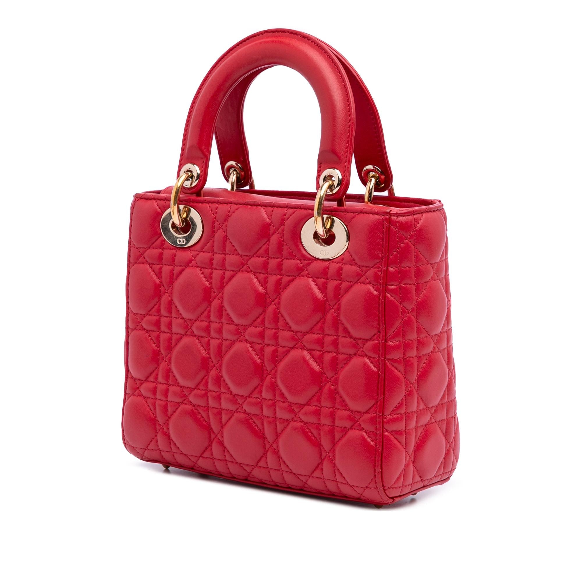 Dior Small Lambskin Cannage My ABCDior Lady Dior