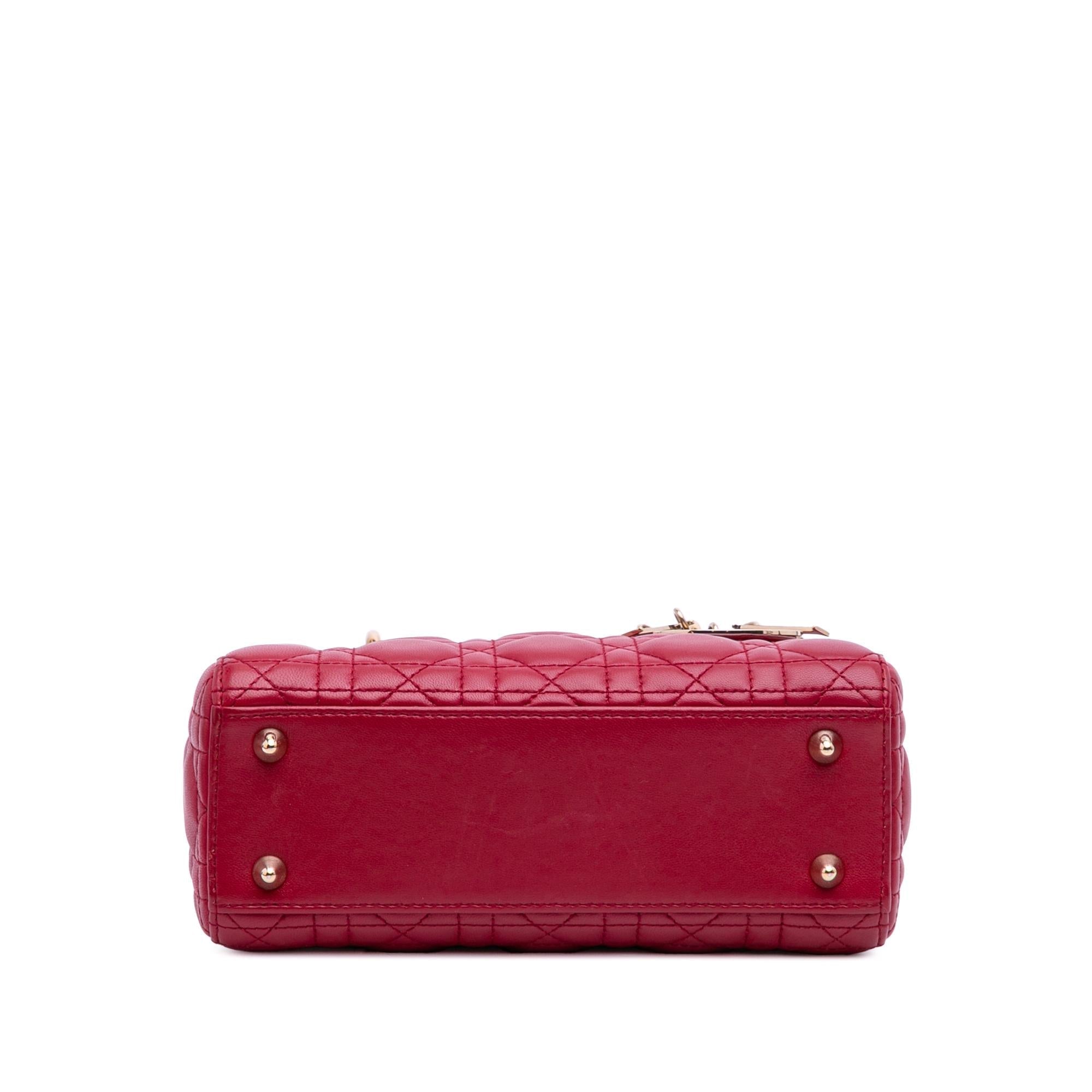 Dior Small Lambskin Cannage My ABCDior Lady Dior