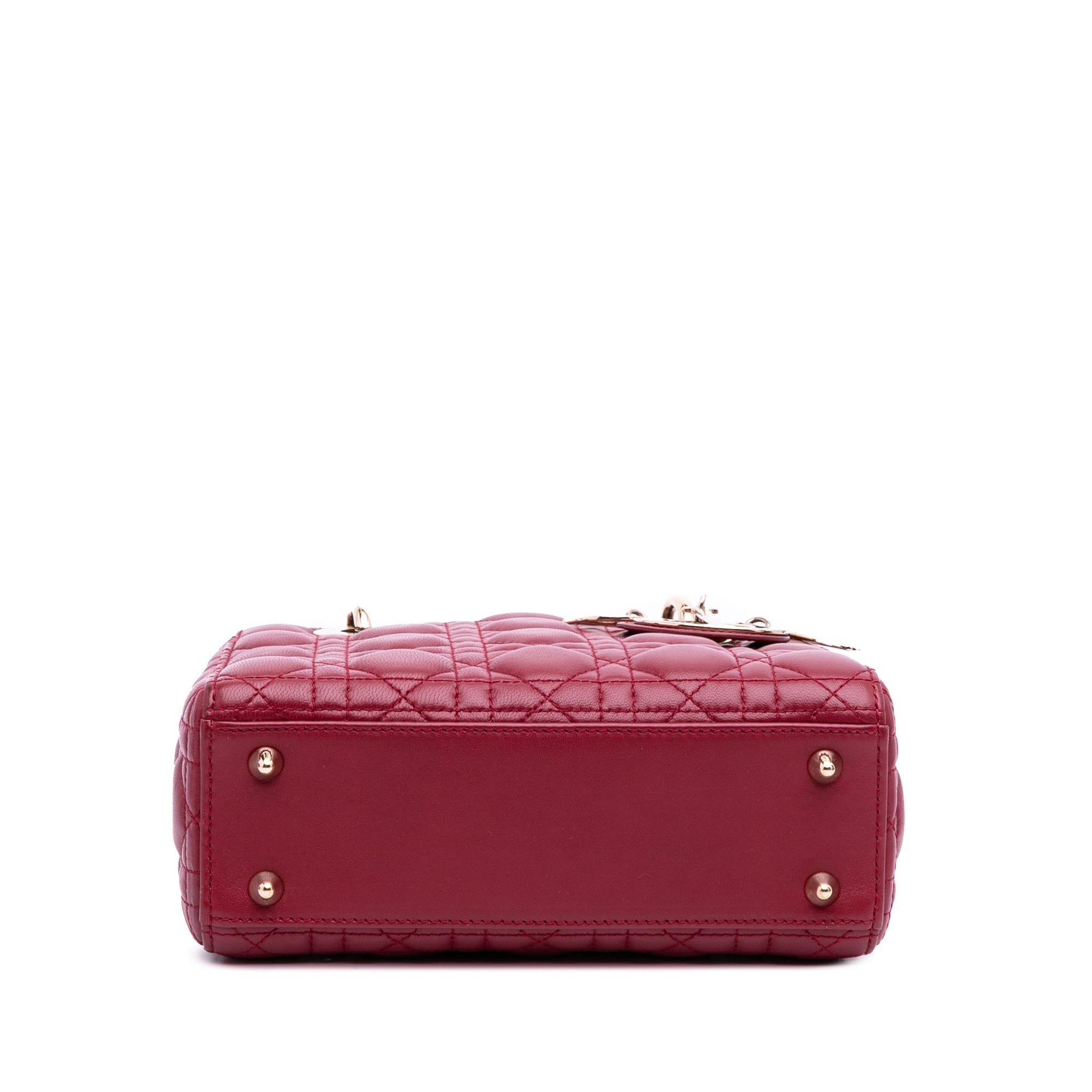 Dior Small Lambskin Cannage My ABCDior Lady Dior