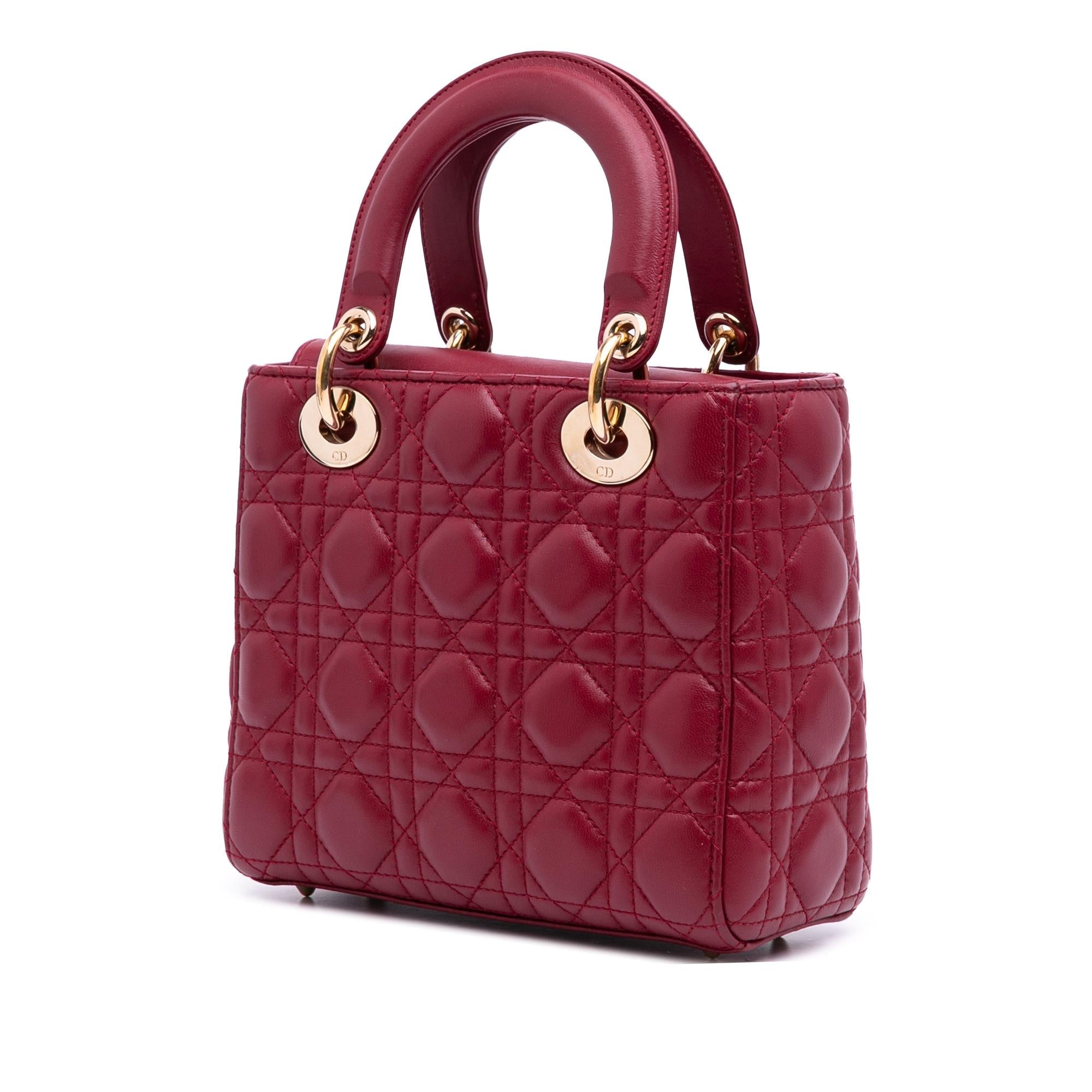 Dior Small Lambskin Cannage My ABCDior Lady Dior