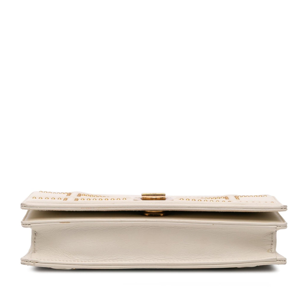 Dior Small Lambskin Studded Diorama Crossbody