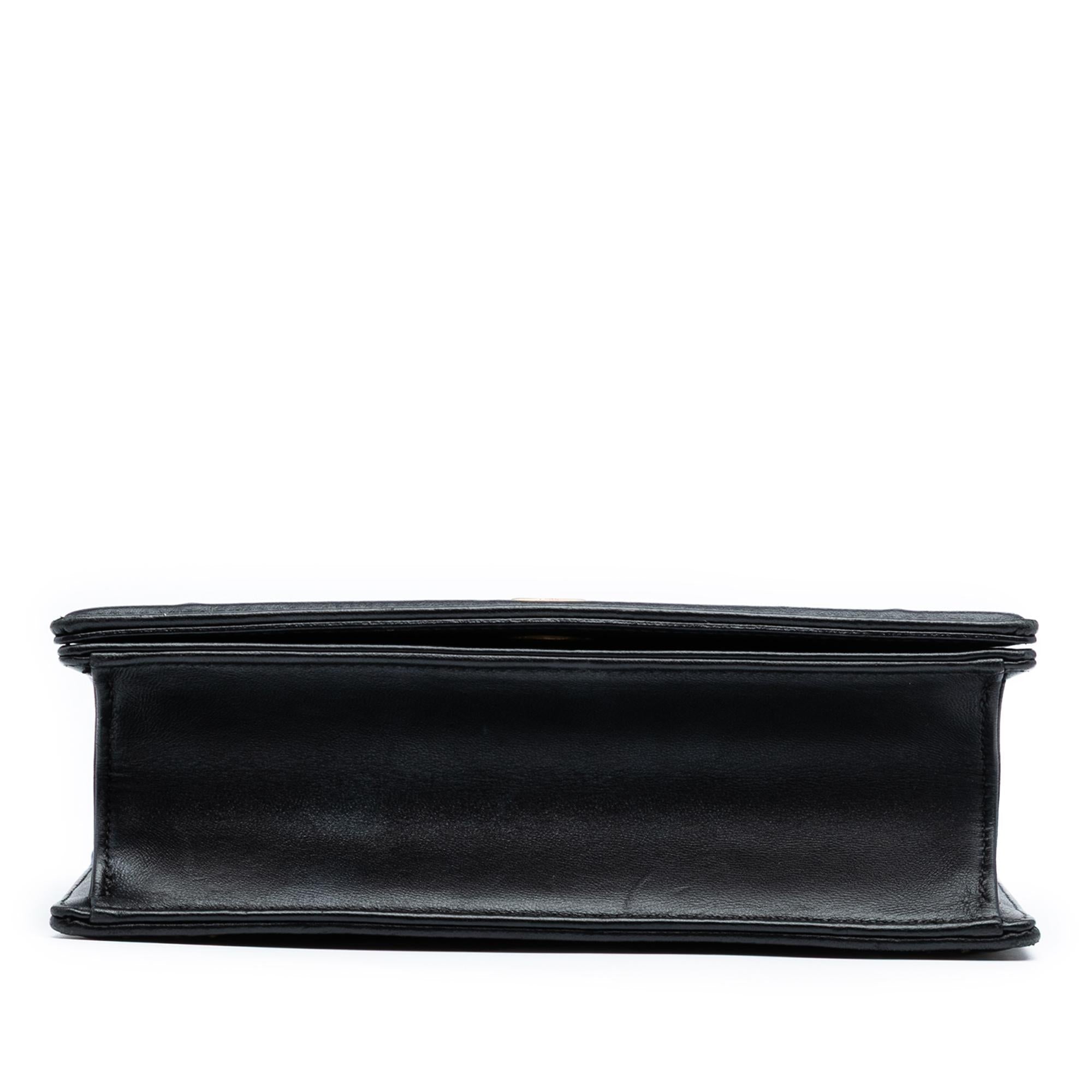 Dior Small Lambskin Studded Diorama Flap