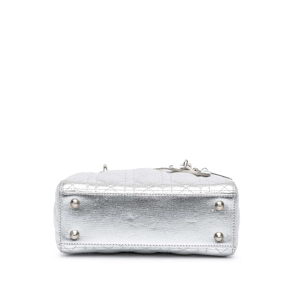 Dior Small Metallic Grained Calfskin Cannage My ABCDior Lady Dior