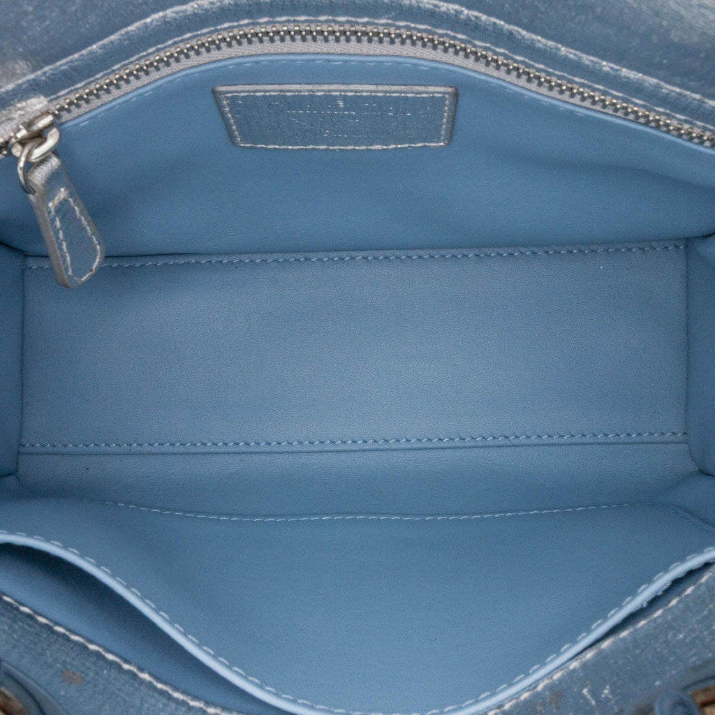 Dior Small Metallic Grained Calfskin Cannage My ABCDior Lady Dior