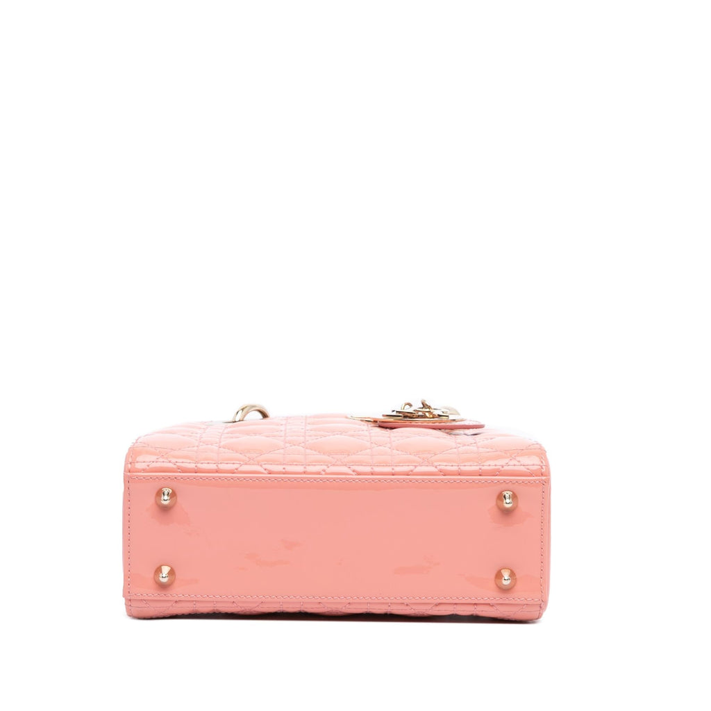 Dior Small Patent Cannage Lady Dior