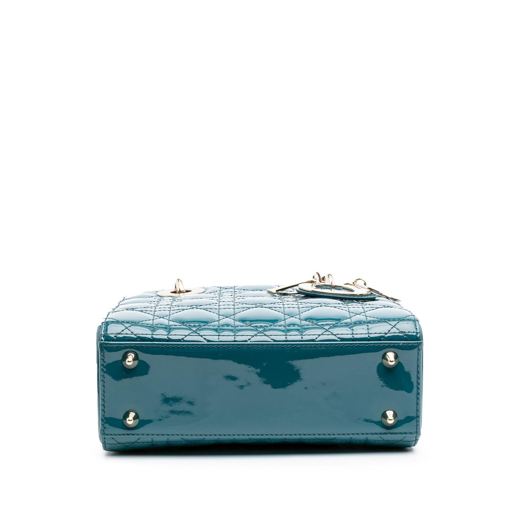 Dior Small Patent Cannage Lady Dior