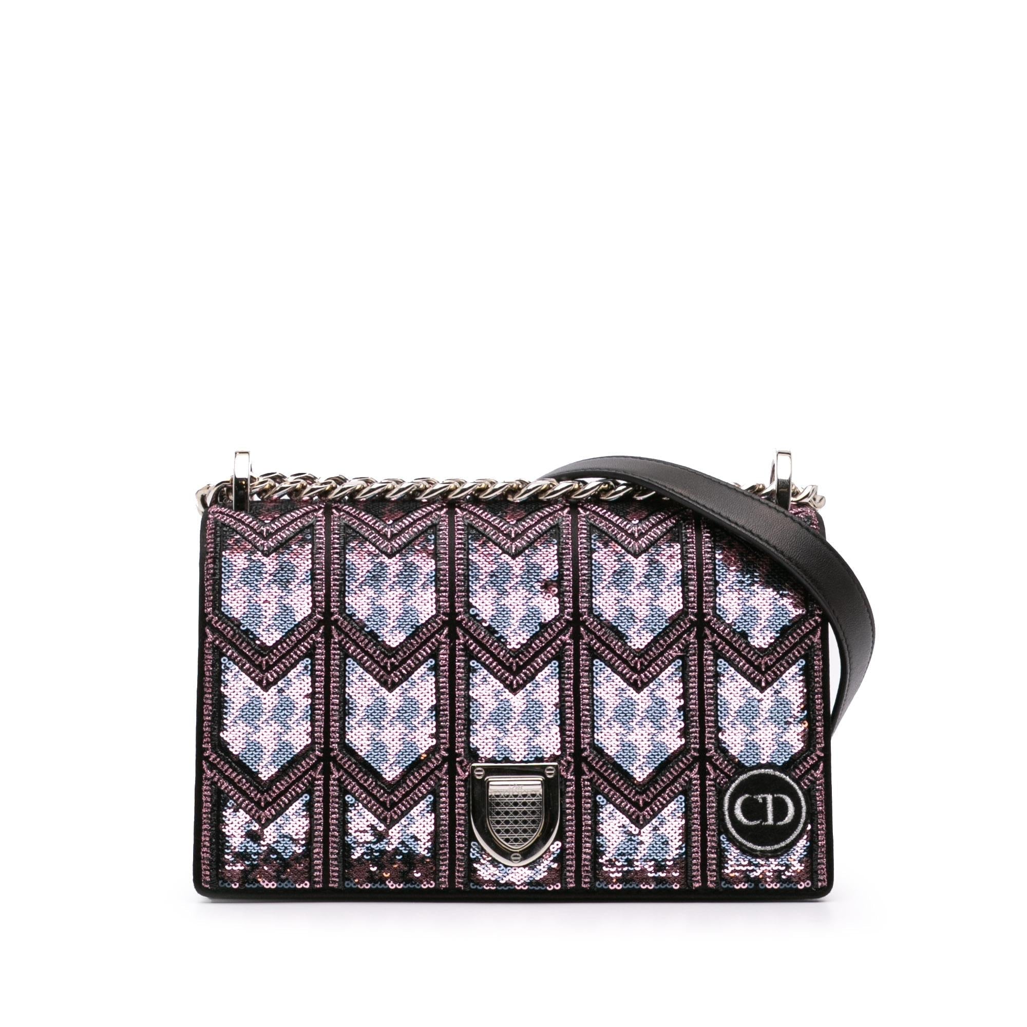 Dior Small Sequin Embroidered Diorama Crossbody