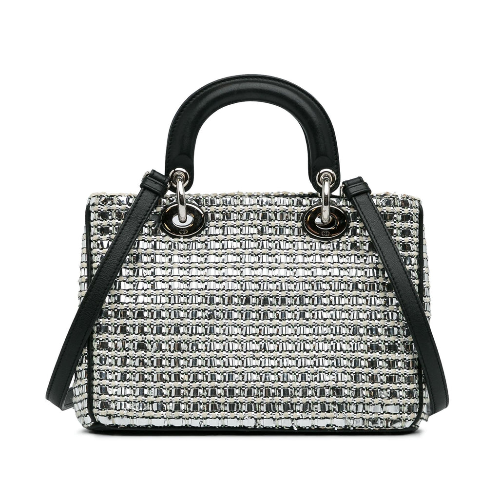 Dior Small Tweed Patch Diorissimo Tote (SHG-hqcpJo)