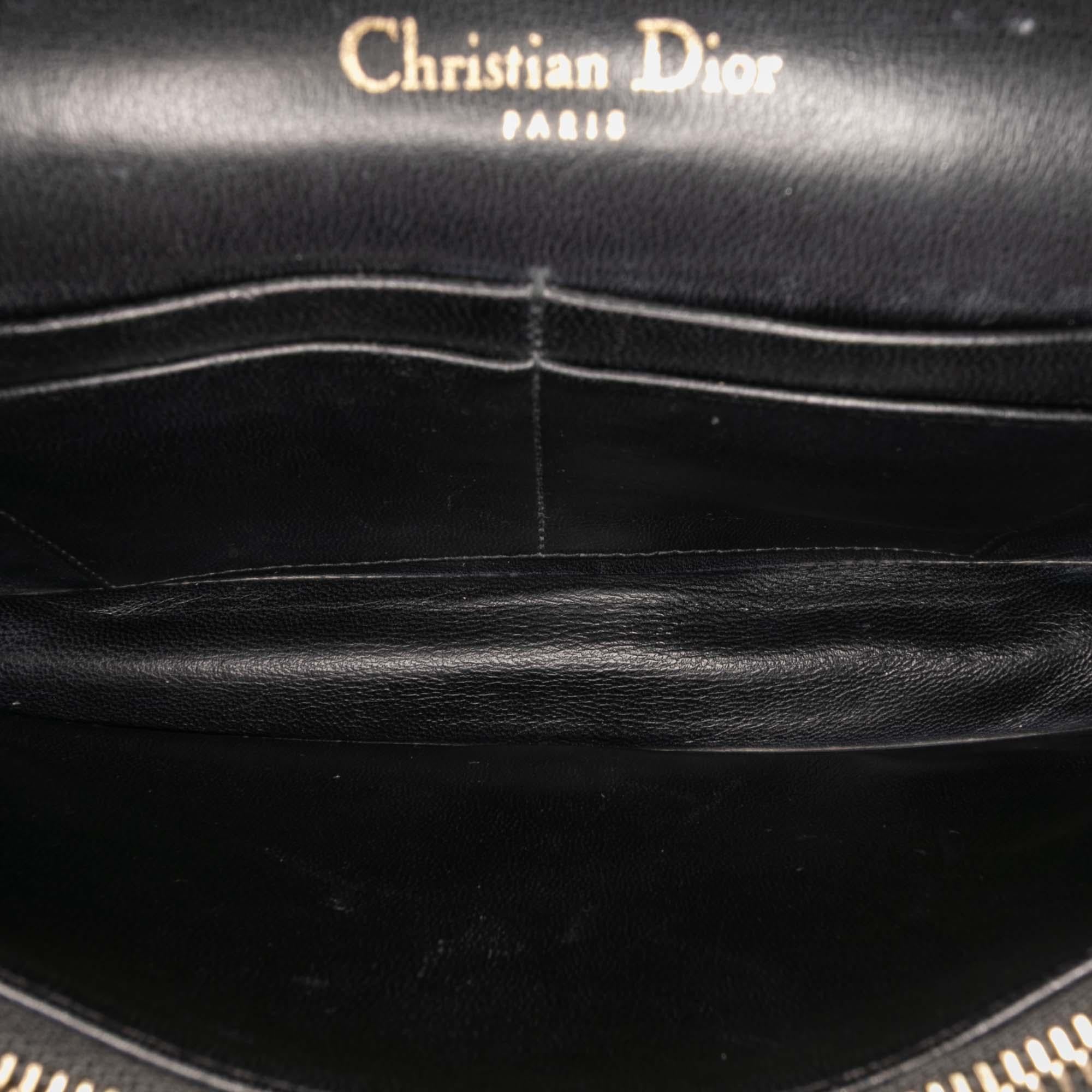Dior Studded Calfskin Diorama Wallet on Chain