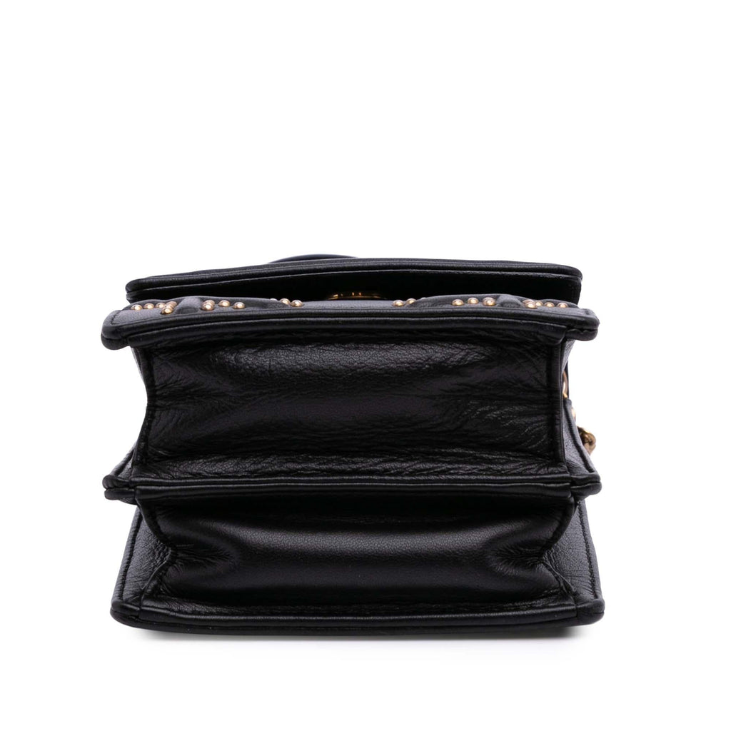 Dior Studded Leather Vertical Diorama Crossbody