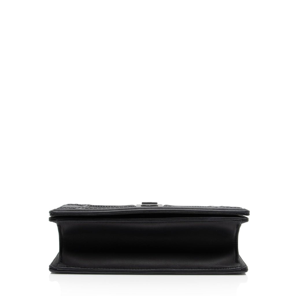 Dior Matte Calfskin Studded Diorama Small Shoulder Bag (SHF-oMRVIQ)