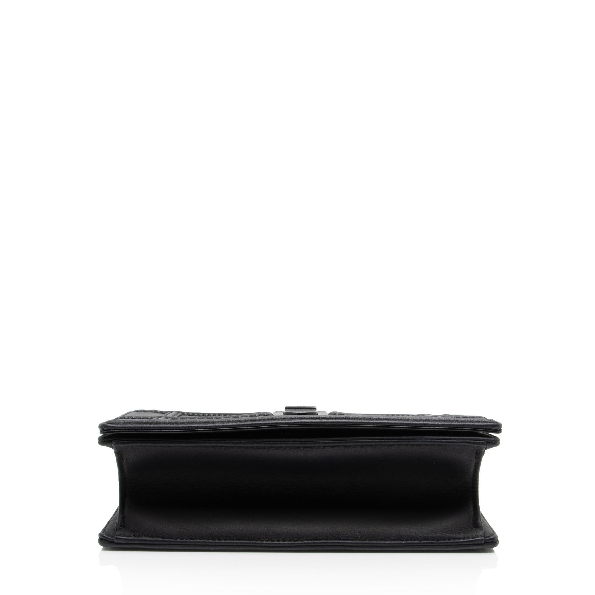 Dior Matte Calfskin Studded Diorama Small Shoulder Bag (SHF-oMRVIQ)