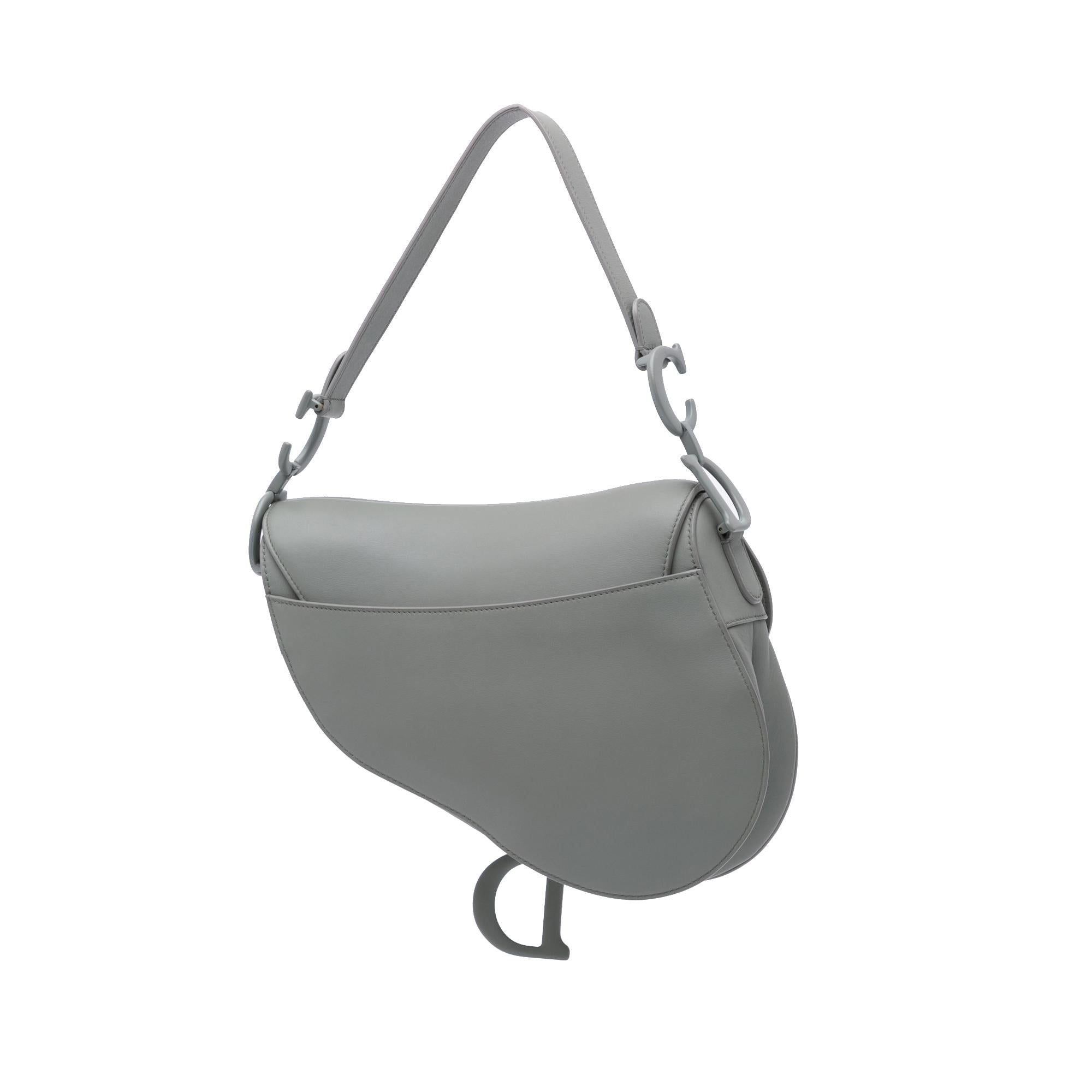 Dior Ultra Matte Calfskin Saddle Bag