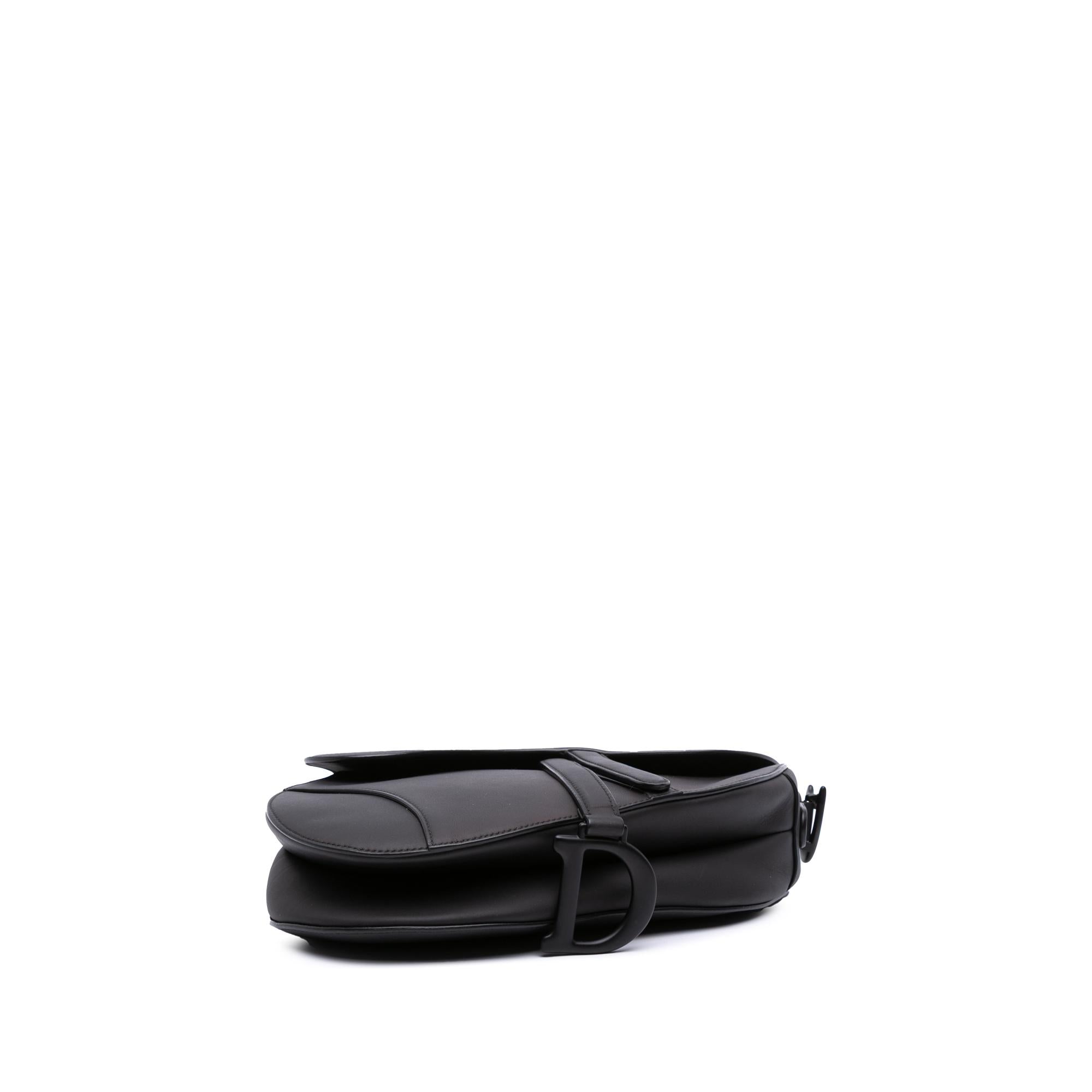 Dior Ultra Matte Calfskin Saddle Bag