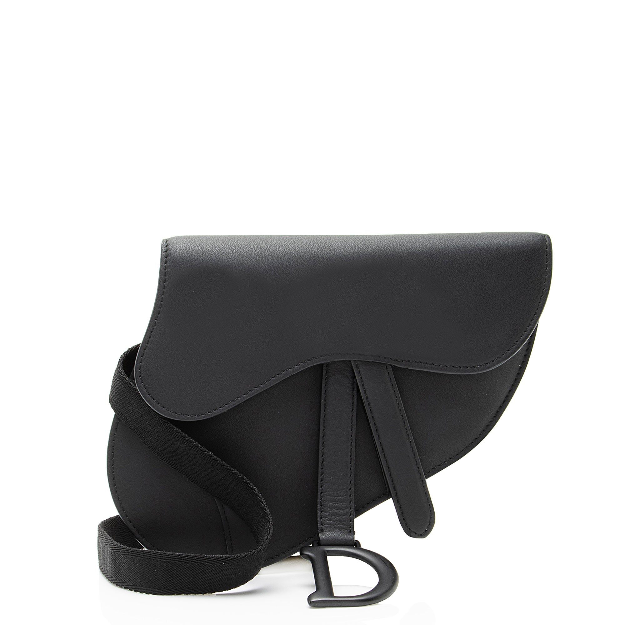Dior Ultra Matte Calfskin Saddle Belt Bag