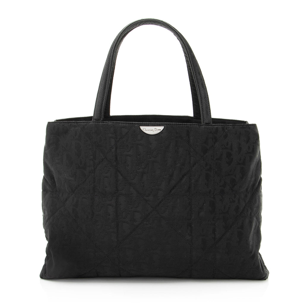 Dior Vintage Nylon Cannage Tote