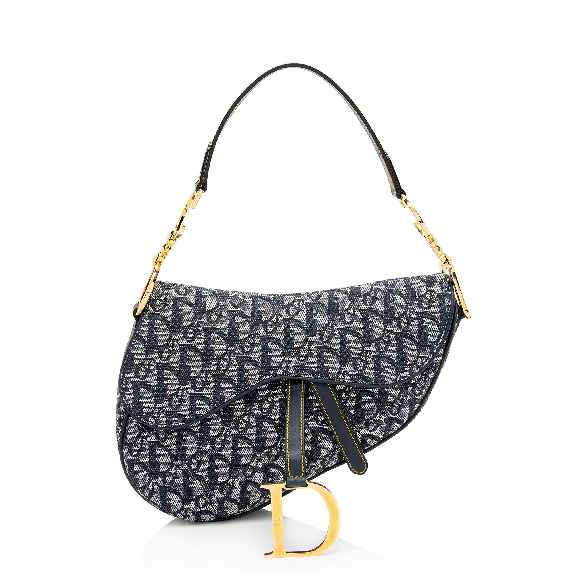 Dior Vintage Oblique Saddle Bag