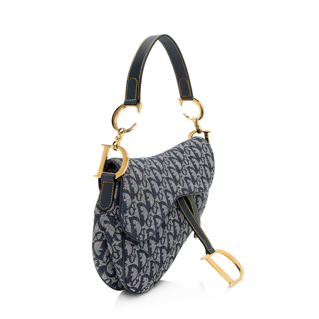 Dior Vintage Oblique Saddle Bag