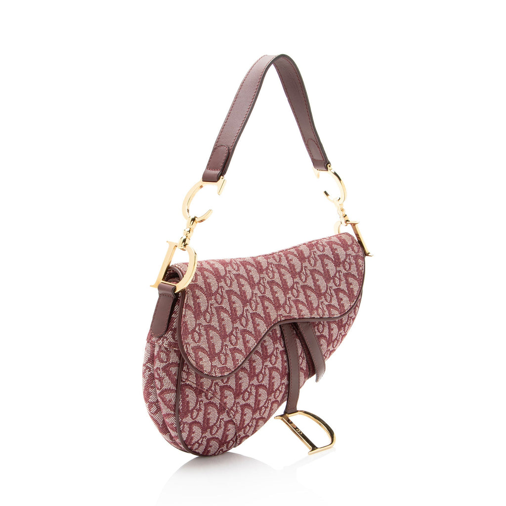Dior Vintage Oblique Saddle Bag