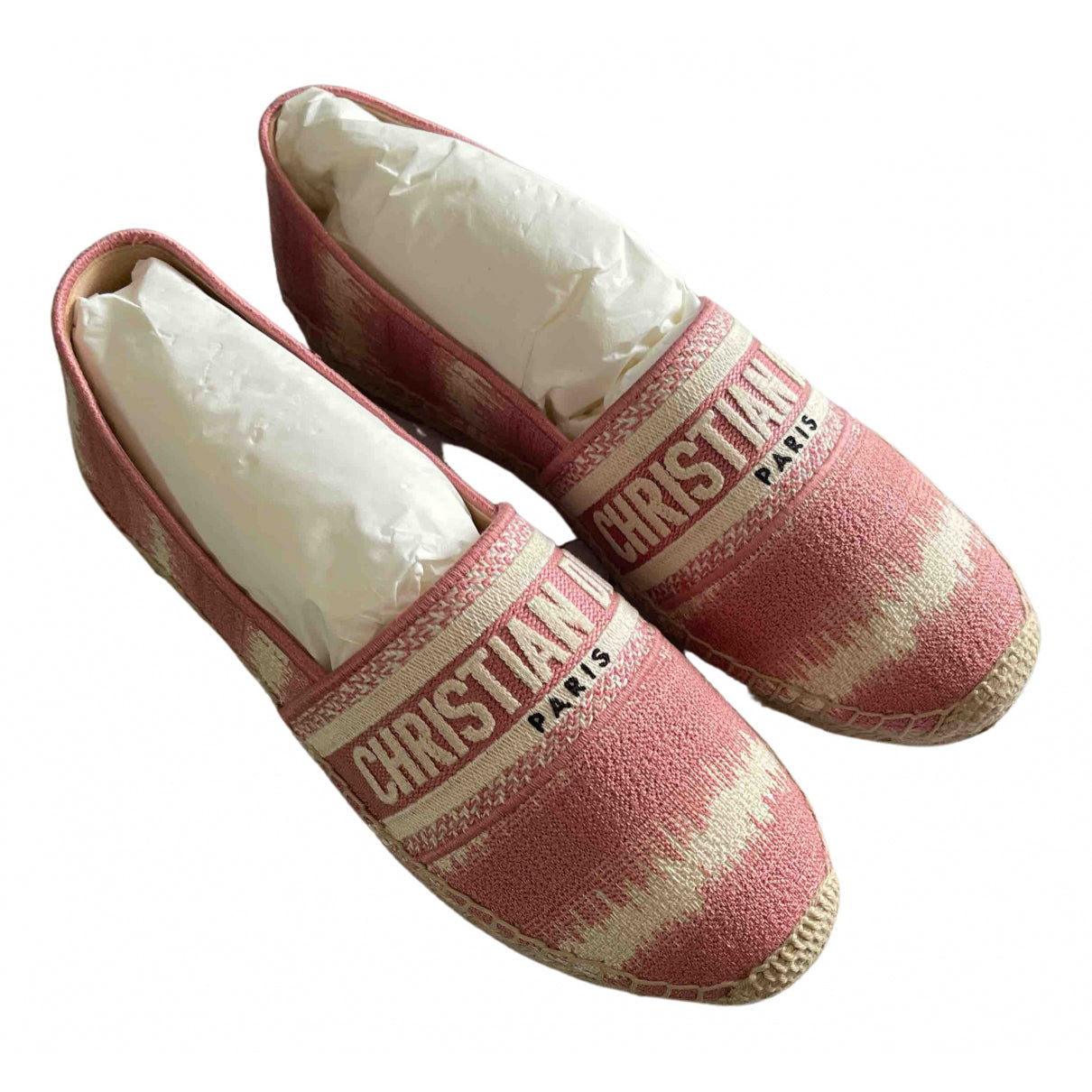 Christian Dior Embroidered D-Stripes Granville Espadrille