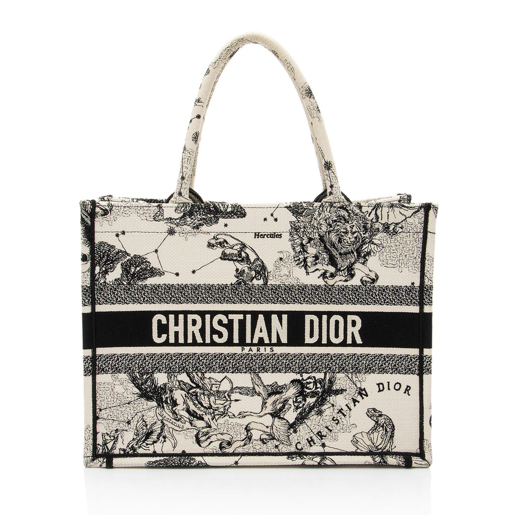 Dior Zodiac Toile De Jouy Medium Book Tote