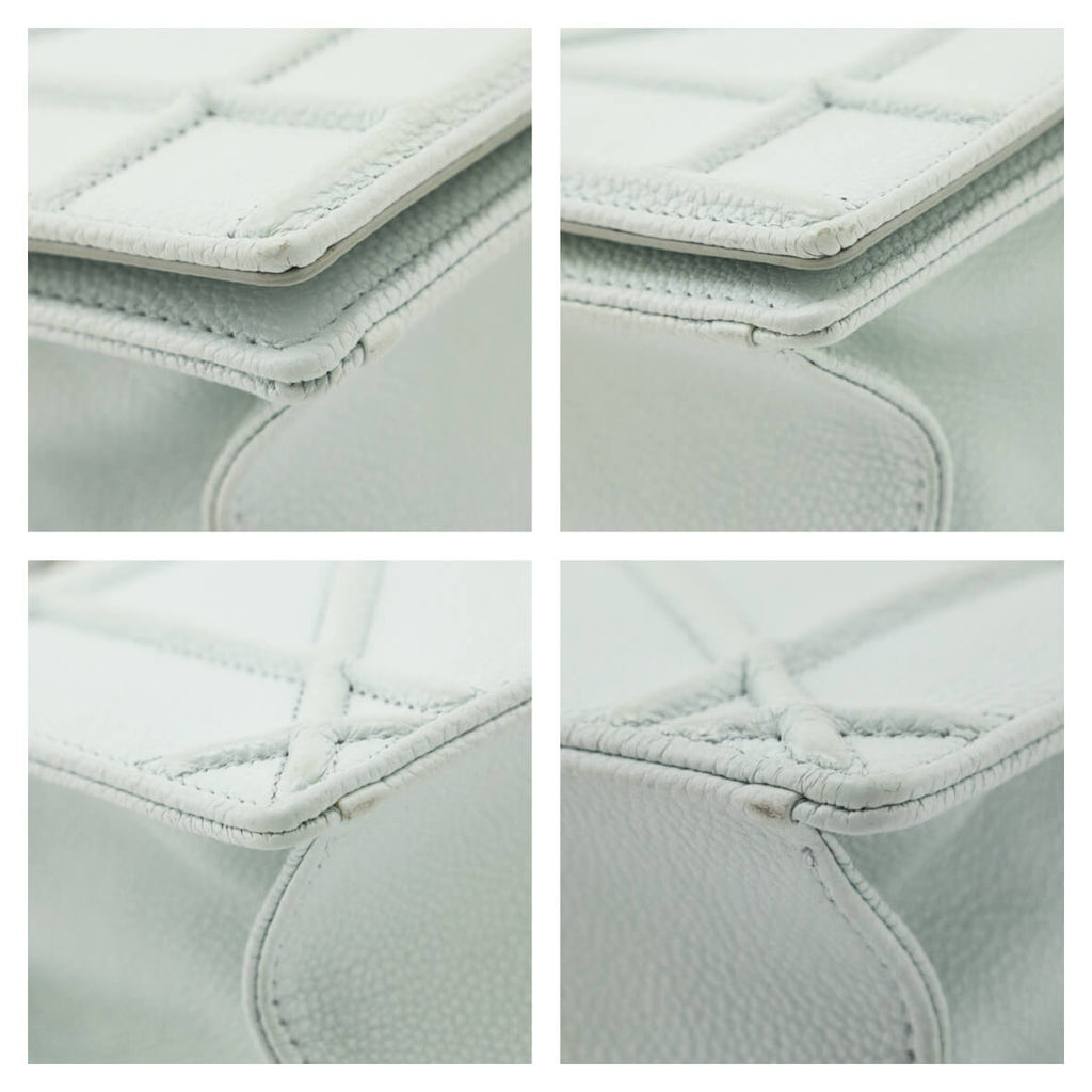 Dior Mint Grained Calfskin Small Diorama Flap Bag
